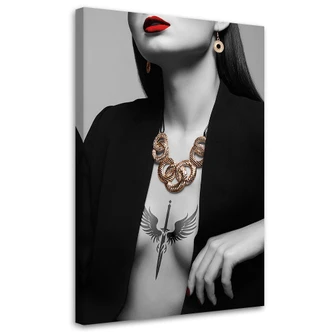 Leinwandbild Frau Glamour 
