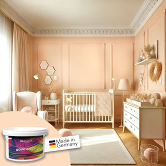 Vægmaling til indvendig mat WALLCOVER Farver Creme 