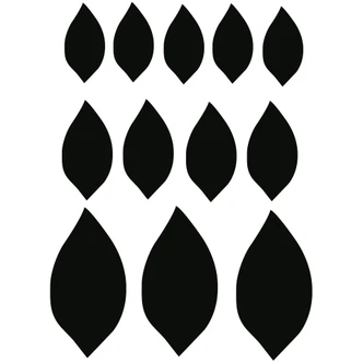 Leaves Set 3 Wall sticker Leaves Set 3 Wall sticker