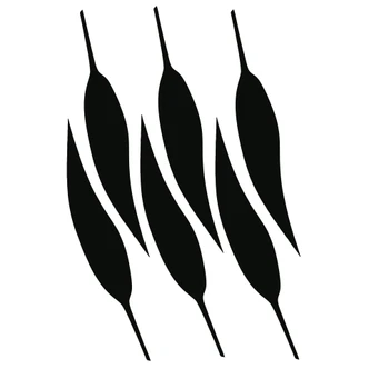 Wandtattoo Blätter-Set 6 