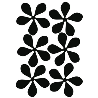 Wandtattoo Blüten-Set 5 