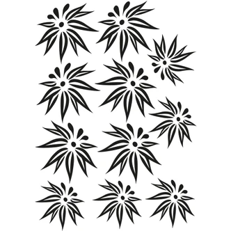 Wandtattoo Blüten-Set 11 
