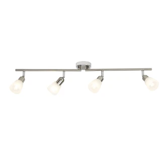 Spotrohr Benjamin, metallic, 70 x 17,5 cm, Glas Strahler Spotrohr Benjamin, metallic, 70 x 17,5 cm, Glas Strahler
