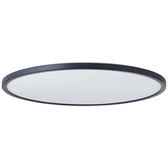 Aufbaupaneel Claire, schwarz, Ø 54,1 cm, Innenleuchte, Neutralweiß 
