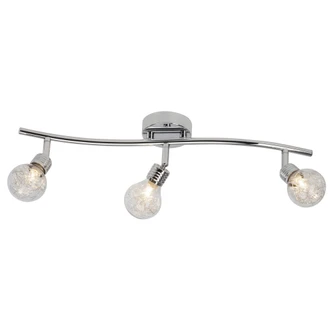 Spotrohr Cosima, metallic, 55 x 12 cm, Glas Strahler Spotrohr Cosima, metallic, 55 x 12 cm, Glas Strahler