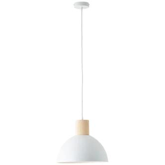 Pendelleuchte Emil, beige, 120 x 34 cm, Holz Pendel-lampe, dimmbar 