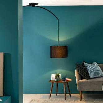 Pendelleuchte Enno, schwarz, 115 x 40 cm, Textil Pendelleuchte Pendelleuchte Enno, schwarz, 115 x 40 cm, Textil Pendelleuchte