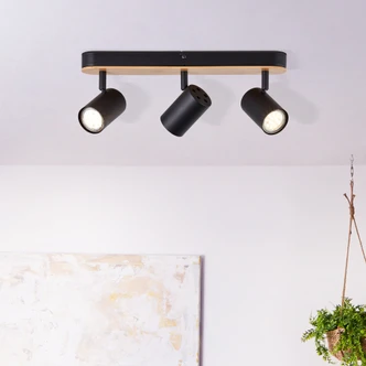 Spotbalken Luca, braun, 14,5 x 40,5 cm, Bambus Lampe Spotbalken Luca, braun, 14,5 x 40,5 cm, Bambus Lampe