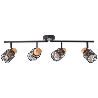 Spotrohr Moritz, braun, 19,8 x 75,5 cm, Bambus Deckenstrahler Spotrohr Moritz, braun, 19,8 x 75,5 cm, Bambus Deckenstrahler