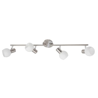 Spotrohr Piet, metallic, 78 x 16 cm, Glas Strahler Spotrohr Piet, metallic, 78 x 16 cm, Glas Strahler