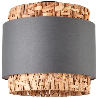 Deckenleuchte Till, beige, 35 x 35 cm, Textil Lampe 