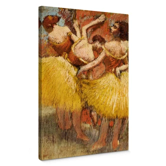 Leinwandbild Degas - Drei Tänzerinnen 