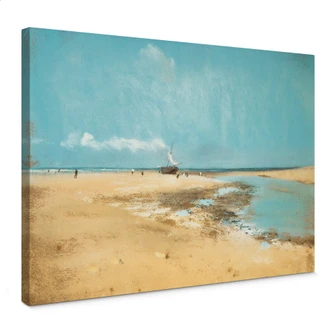 Leinwandbild Degas - Strand bei Ebbe 