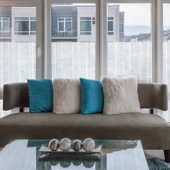 Raamfolie - statisch klevend - bamboe - 67,5 x 150 cm 