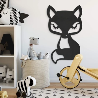 MDF Decoratie - Zittend Vosje 