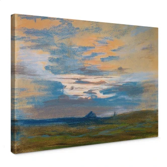 Canvas Delacroix - Zonsondergang 