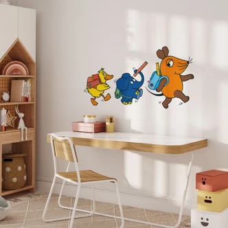 Wandtattoo Die Maus Schulweg 