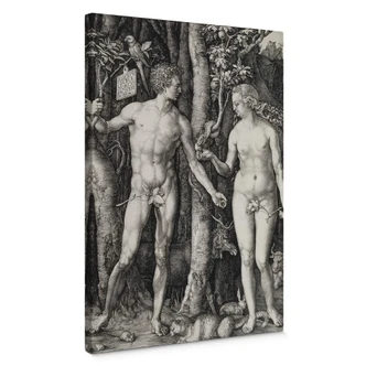 Leinwandbild Dürer - Adam und Eva 