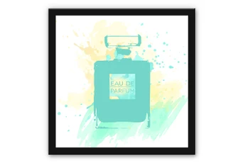 Wandbild Eau de Parfum Aquarell - Mint 