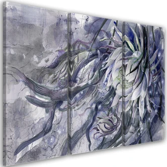 Leinwandbild 3 teilig, Blume der Königin der Nacht 