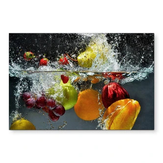 Wandbild Erfrischendes Obst - Alu-Dibond 
