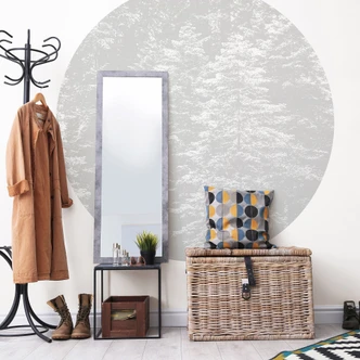 Digitaltapete Hazy Pines in 1,4 m x 1,4 m Fashion for Walls 4 von Guido Maria Kretschmer 