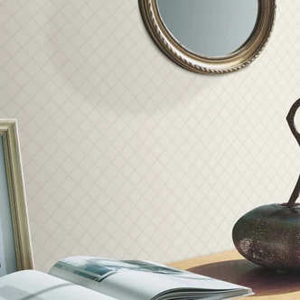 Papier peint couronne Erismann Versailles beige, crème 