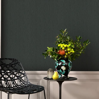 Erismann Versailles noir, papier peint à effet de lumière 