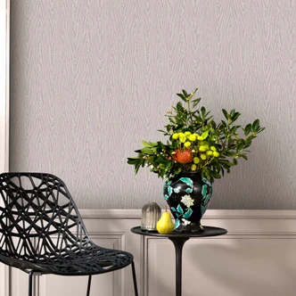 Erismann Versailles taupe, crème, papier peint à effet de lumière 