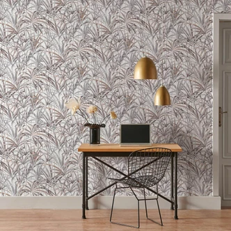 Papier peint intissé Erismann Code Nature gris 