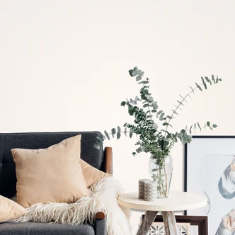 ELLE Decoration Vliestapete, Unitapete creme 