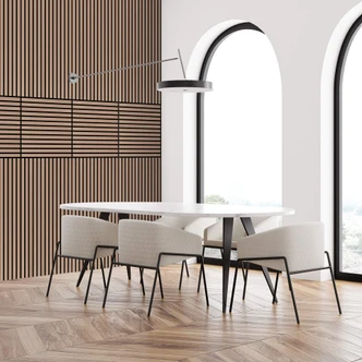 Wandpaneel Jangal Modulair akoestisch wandpaneel Fineer - Davert Oak 