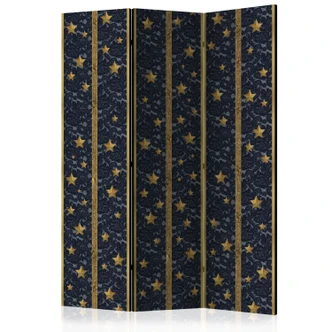 Kamerscherm - Kanten constellatie, 3-delig 