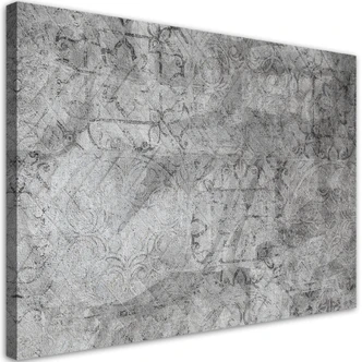 Leinwandbild, Betonoptik Mauer Textur 