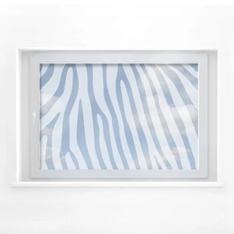 Fensterdekor Zebra Muster 1 