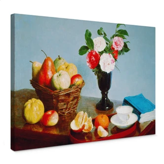 Leinwandbild Fantin-Latour - Stillleben 