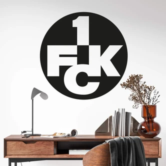 Wandtattoo 1.FC Kaiserslautern Logo einfarbig 