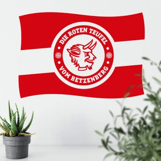 Wandtattoo 1.FC Kaiserslautern Fahne 