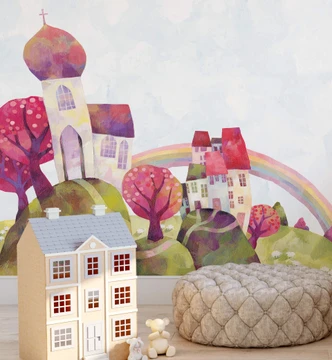 Fototapet Blanz - The Village Church 