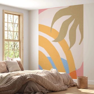 Fototapet Abstrakt - Demir - Sol och botanik 