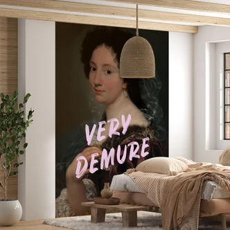 Papier peint photo Beauté baroque : Very Demure - Grace Digital Art 