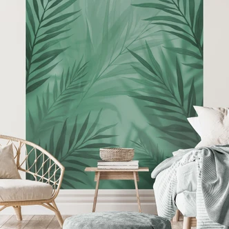Fototapete Grüne Palmenblätter 