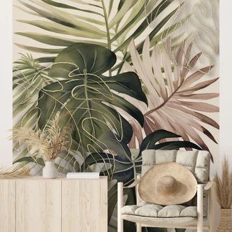 Fotobehang Tropische bladeren - Haase 