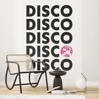 Fototapete Retro Disco Vibes Typografie - Kerr-Dineen 