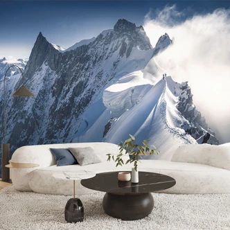 Papel pintado Cima del Mont Blanc | Papel pintado montaña para el salón - Nienartowicz Papel pintado Cima del Mont Blanc | Papel pintado montaña para el salón - Nienartowicz