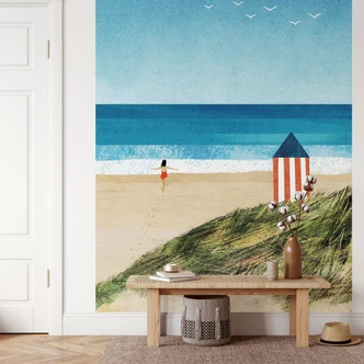 Fotomural playa - vacaciones junto al mar con vistas a las dunas - Rivers 
