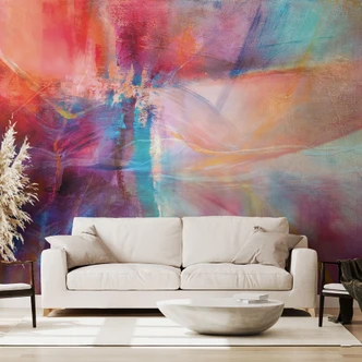 Fototapet Abstrakt - Mjuk färgdimma i rörelse - Schmucker 