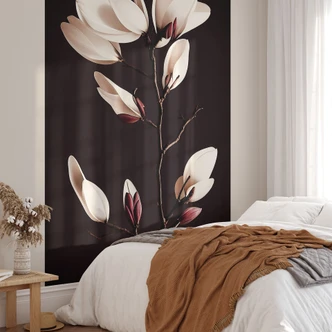 Fototapete Edle Magnolienblüten - Blumentapete - Treechild 