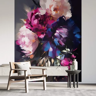 Fototapete Treechild - Vintage Blumenarrangement 