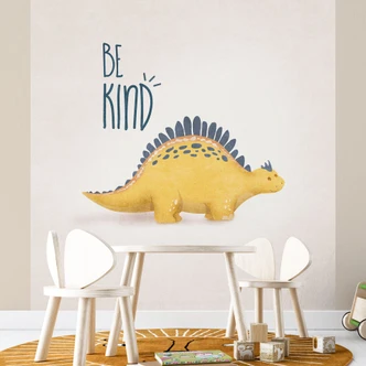 Papier peint photo Dino Be Kind - Stégosaure - Tunaboylu 